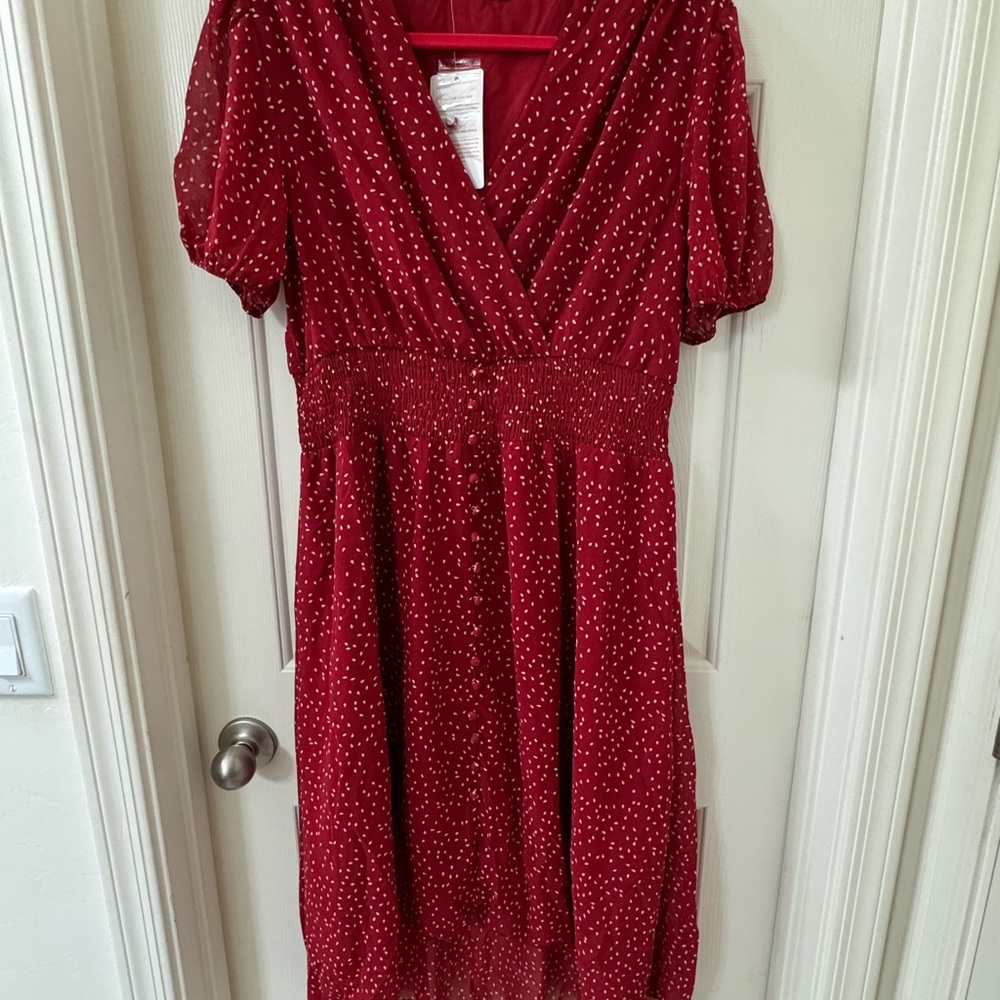 Red Polka Dot Dress